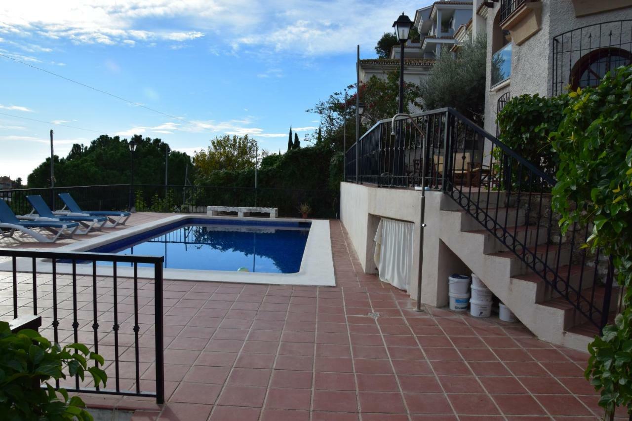 Apartamento-Estudio En Villa Con Piscina Málaga Kültér fotó